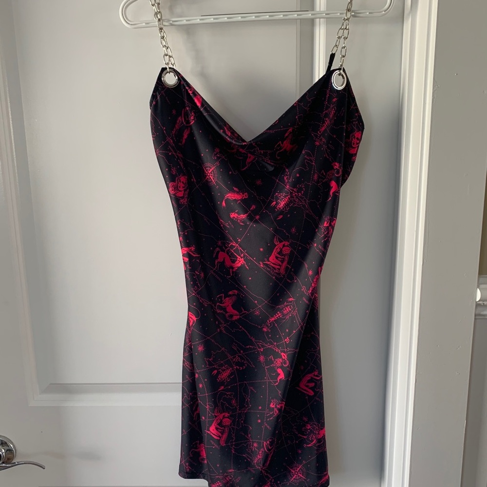 Horoscopes cowl neck mini dress. Never worn!